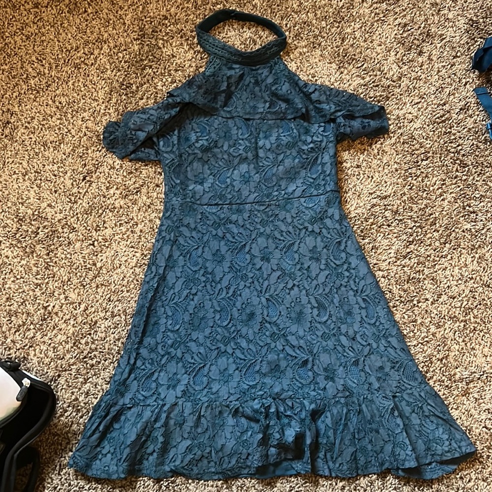 Blue dress